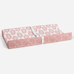Bacati - Sophia Paisley Aqua/Coral Paisley Changing Pad Cover -Bacati GUEST 00e1d834 96c5 47fc 8f11 2b29e777bd80