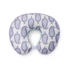 Bacati - 3 Pc Isabella Paisley Aqua/Purple Hugster Feeding & Infant Support Nursing Pillow