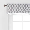 Bacati - Love Grey/Silver Window Valance -Bacati GUEST 027b3c25 7a1e 494f bb3b a6bde633d034