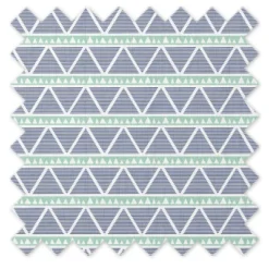 Bacati - Emma Mint/Navy Triangles Muslin 4 Pc Set Of Bibs & Burp Cloths Set -Bacati GUEST 07fd8cce ee99 4e8c 864a f96bf586472b 1