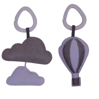 Bacati - Baby Activity Gyms & Playmats (Clouds In The City White/Grey) 5 Bacati - Baby Activity Gyms & Playmats (Clouds In The City White/Grey) - Image 3