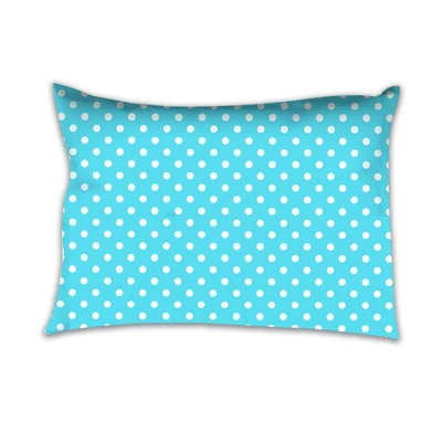 Bacati - Aqua Pin Dots 3 Pc Toddler Bed Sheet Set 5 Bacati - Aqua Pin Dots 3 Pc Toddler Bed Sheet Set - Image 3