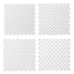 Bacati - LOVE Muslin Swaddling Blankets Set Of 4, Gray/White -Bacati GUEST 0a7de354 fa64 4781 be8b 9a40bc4e82ca