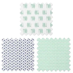 Bacati - Noah Muslin Mint Navy 4 Pc Crib Bedding Set With Sleeping Bag -Bacati GUEST 0aa66837 e25a 4b5d 9cf2 d7a124c3c7da