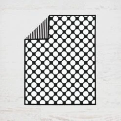 Bacati - Dots Stripes Black/White 6 Pc Crib Bedding Set With Long Rail Guard Cover -Bacati GUEST 0af05ad5 2386 417a 94d9 d9c100ffabf5 2