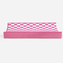 Bacati - MixNMatch Pink Large Dots Changing Pad Cover -Bacati GUEST 0c999afe 9120 4e8c baea b0f27b5107b3