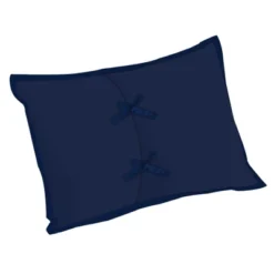 Bacati - MixNMatch Blue Throw Pillow