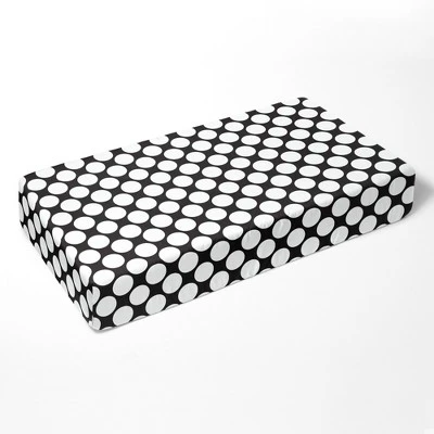 Bacati - Black Large Dots 100 Percent Cotton Universal Baby US Standard Crib Or Toddler Bed Fitted Sheet 3 Bacati - Black Large Dots 100 Percent Cotton Universal Baby US Standard Crib Or Toddler Bed Fitted Sheet