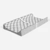 Bacati - Dots/Pin Stripes Gray Large Dots Changing Pad Cover