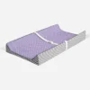 Bacati - Love Gray/Lilac Pin Dots Changing Pad Cover -Bacati GUEST 173ff3ec 024b 44f6 a05b 10b00df5d8e8