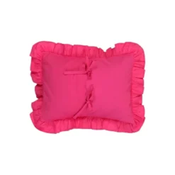 Bacati - Lady Bugs Pink/chocolate Throw Pillow