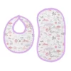 Bacati - Jungle Safari Lilac/Coral Muslin 4 Pc Bibs/Burpies 2 Bacati - Jungle Safari Lilac/Coral Muslin 4 Pc Bibs/Burpies -Bacati GUEST 198238be 89a0 4680 b170 230e5d74227e