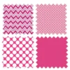 Bacati - Mix N Match Chevron/Dots Crib Rail Guard Set Of 2 Covers Pink -Bacati GUEST 1a13a746 7fdf 4350 9431 51a30f0e7854