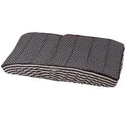 Bacati - Elephants White/Gray Gray Pin Dots Changing Pad Cover -Bacati GUEST 21f99df7 0655 4142 b4cc 39c90cb0c21e