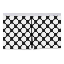 Bacati - Large Dots Crib/Toddler Bed Skirt - Black -Bacati GUEST 229b19fc 6f1c 4415 9a45 42c514deb562