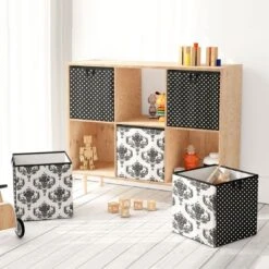 Bacati - Classic Damask White/black Storage Box Large 14 Bacati - Classic Damask White/black Storage Box Large -Bacati GUEST 23351e78 4bd5 4888 a63a 7e9bc272f943