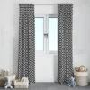 Bacati - Love Diamonds Black Curtain Panel -Bacati GUEST 28fea420 cdc8 48e6 8b6d d0f86f5faadb