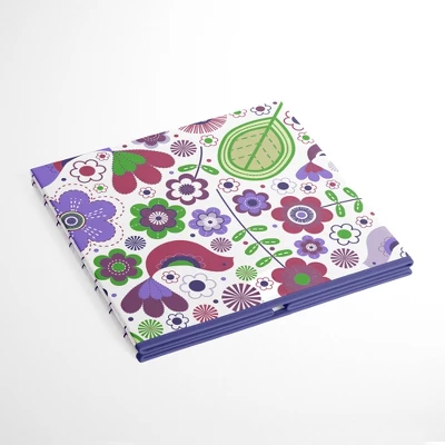 Bacati - Botanical Purple Storage Box Large 4 Bacati - Botanical Purple Storage Box Large - Image 2