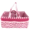 Bacati - Pin Stripes Fuschia Storage Caddy 2 Bacati - Pin Stripes Fuschia Storage Caddy -Bacati GUEST 2cd1efac f485 4258 8340 f224863e10a5