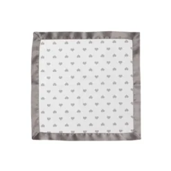 Bacati - Love/Hearts Muslin 2 Pc Security Blankets, Gray -Bacati GUEST 2d12c1b6 01fb 4b8a 8055 ce50ace5bb52