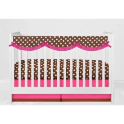 Bacati - Butterflies/Ladybugs Long Crib Rail Guard Cover Pink/Chocolate 11 Bacati - Butterflies/Ladybugs Long Crib Rail Guard Cover Pink/Chocolate -Bacati GUEST 2e3c3b31 d0e9 4c3b b8fb 4b1fff9bcadb