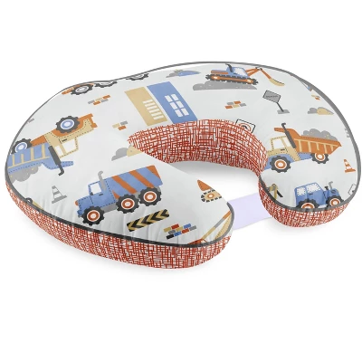 Bacati - 3 Pc Construction Hugster Feeding & Infant Support Nursing Pillow 7 Bacati - 3 Pc Construction Hugster Feeding & Infant Support Nursing Pillow - Image 5