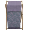 Bacati - Clouds In The City Mint/Gray Laundry Hamper With Wooden Frame -Bacati GUEST 34013983 b8c9 4b9e b6f7 f450d4b0f37b
