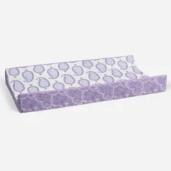 Bacati - Isabella Paisley Aqua/Lilac/Purple Paisley Changing Pad Cover 11 Bacati - Isabella Paisley Aqua/Lilac/Purple Paisley Changing Pad Cover -Bacati GUEST 35cd8817 678b 4959 9329 8d438897cd0b