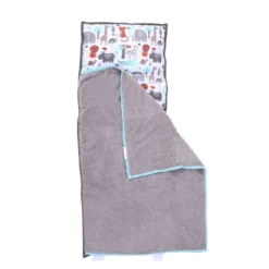 Bacati - Safari Jungle Animals Aqua Orange Gray Toddler Nap Mat -Bacati GUEST 3b4f2e0a 922c 4450 b259 86049ef66562