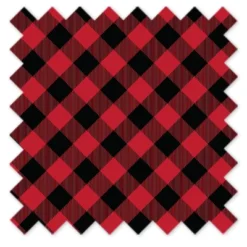 Bacati - Lumberjack Red/Black/Gray Boys Cotton Long Crib Rail Guard Cover -Bacati GUEST 3ca63114 1de2 4c43 8e25 251053c0eded 1