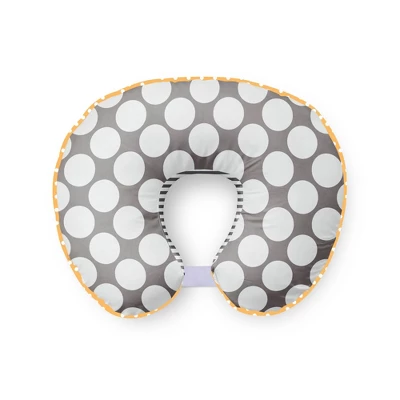 Bacati - 3 Pc Dots/Pin Stripes Grey/Yellow Hugster Feeding & Infant Support Nursing Pillow 3 Bacati - 3 Pc Dots/Pin Stripes Grey/Yellow Hugster Feeding & Infant Support Nursing Pillow