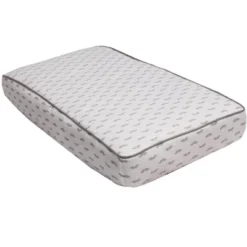 Bacati - Mustache Quilted Muslin Changing Pad Cover Gray -Bacati GUEST 3dc11857 861e 4b84 9acd 31a660c8ce74