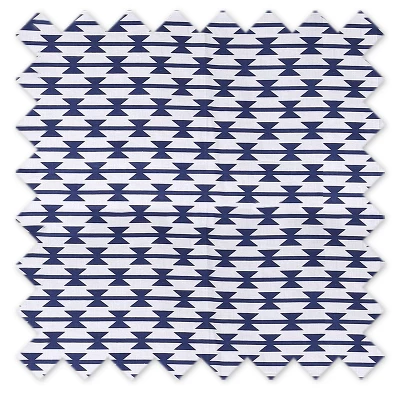 Bacati - Aztec Print Kilim Navy Crib/Toddler Bed Skirt 3 Bacati - Aztec Print Kilim Navy Crib/Toddler Bed Skirt