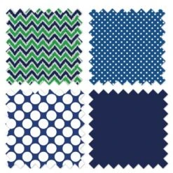 Bacati - MixNMatch Blue/Green Pin Dots Changing Pad Cover -Bacati GUEST 4119d858 5bb0 4da4 8323 2bb69afed008