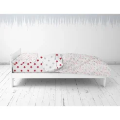 Bacati - Baseball Red/Gray Muslin 4 Pc Toddler Bedding Set -Bacati GUEST 44964860 77d6 47a3 b406 7ec25bb997f2