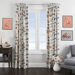Bacati - Construction Yellow/Orange/Grey/Blue Curtain Panel 8 Bacati - Construction Yellow/Orange/Grey/Blue Curtain Panel -Bacati GUEST 46320f82 fe3c 484a bf6a a1db61705d1b