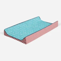 Bacati - Space Multicolor Boys Cotton Blue Stars Changing Pad Cover -Bacati GUEST 4e66b754 37e9 44a4 a47f 02ddc151f5bc