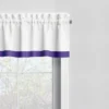 Bacati - MixNMatch Purple Band Window Valance -Bacati GUEST 50dc32fc 1429 4684 b468 9a6d012d5e60
