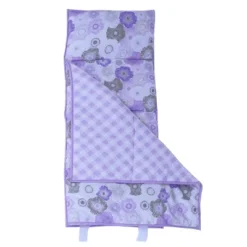Bacati - Watercolors Floral Purple Gray Toddler Nap Mat -Bacati GUEST 51840bfc dcc7 41ec 8894 31b97427078e