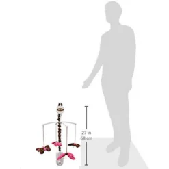 Bacati - Butterflies Pink/chocolate Musical Mobile