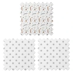 Bacati - Football Sports Brown Gray Muslin 3 Pc Toddler Bed Sheet Set -Bacati GUEST 52cbdd65 01f5 4d10 90f4 d40b408bd095