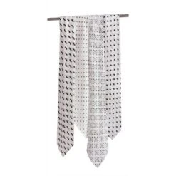 Bacati - LOVE Muslin Swaddling Blankets Set Of 4, Black/White -Bacati GUEST 5420f6af 8303 4371 80c1 427bbec11f57