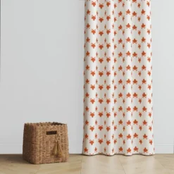 Bacati - Playful Fox Orange/Grey Curtain Panel -Bacati GUEST 556b613a 1ff4 412e 8365 33731ce197c2