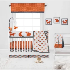 Bacati - Playful Fox Orange/Grey Musical Mobile -Bacati GUEST 558a6b76 bd96 4a6d bb1c c5e8229a3e3f 1