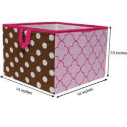 Bacati - Butterflies/Ladybugs Pink/Chocolate Storage Box Large 9 Bacati - Butterflies/Ladybugs Pink/Chocolate Storage Box Large -Bacati GUEST 5990b5f1 ead0 4047 bc0b 3662cfb64fac