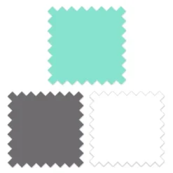 Bacati - 3 Layer Ruffled Crib/Toddler Bed Skirt - White/Mint/Gray 11 Bacati - 3 Layer Ruffled Crib/Toddler Bed Skirt - White/Mint/Gray -Bacati GUEST 5b962f0b 7b61 4958 9910 79c7c05f2e14