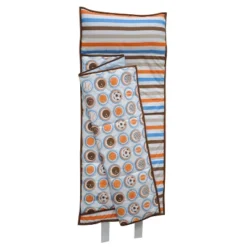 Bacati - Mod Sports Blue Orange Beige Brown Toddler Nap Mat -Bacati GUEST 5d90e371 a07d 48e7 8440 ecac75c89bd9