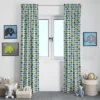 Bacati - Elephants Aqua/Lime/Grey Curtain Panel -Bacati GUEST 6070595d 347c 42ab 8258 35514ef4f98b
