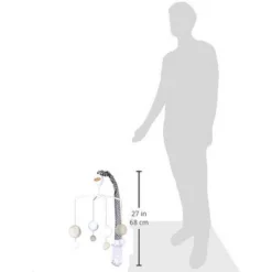 Bacati - MixNMatch Grey Musical Mobile