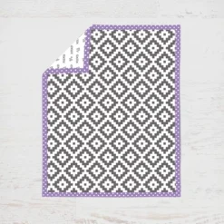 Bacati - Love Gray Lilac 10 Pc Crib Bedding Set With Long Rail Guard Cover -Bacati GUEST 61a449f9 159e 4460 972c a03e1ab28cc9